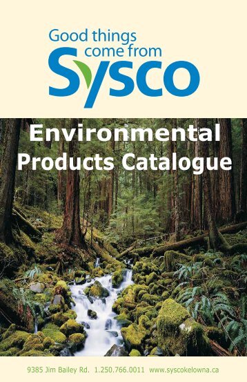 Environmental Products Catalogue - Sysco Canada