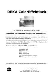 DEKA-ColorEffektlack - Horst W. Budweg