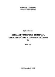 socialni transferji druÅ¾inam, oblike in uÄinki v izbranih drÅ¾avah eu