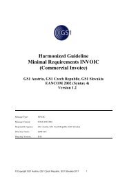 Commercial Invoice - GS1 Austria GmbH