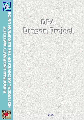 DRA Dragon Project - European University Institute