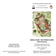 Associazione Badia Adelmi onlus BADIA A ELMI - FRA ... - Calendario