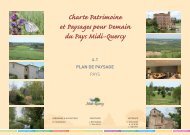 Charte Patrimoine et Paysages pour Demain du Pays Midi -Quercy