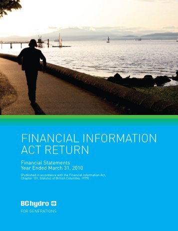 Financial Information Act Return - BC Hydro