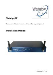 WebdynRF Installation Manual