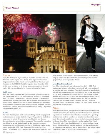 La Belle France - Language Magazine