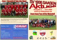 Ausgabe 2 -  SV 1936 Saasen