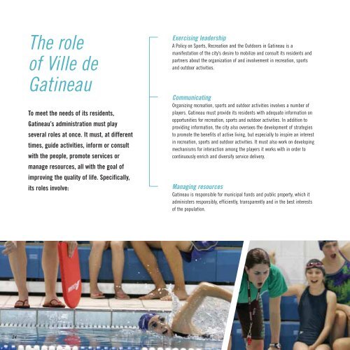 gatineau's policy on sports, recreation and the ... - Ville de Gatineau