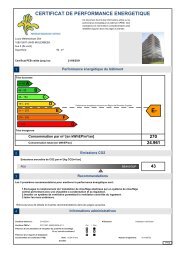 CERTIFICAT DE PERFORMANCE ENERGETIQUE