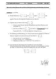 LK Mathematik (bumue) 13.1 1.Klausur 10.11.2004 ABI 2005 Bitte ...