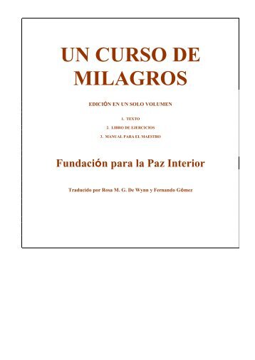 UN CURSO DE MILAGROS - Konozer