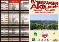 Ausgabe 3 - SV 1936 Saasen