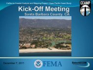 Santa Barbara Kick Off Meeting Presentation - FEMA Region 9