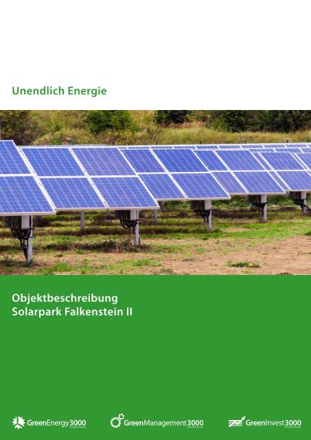 ExposÃ© Solarpark Falkenstein II - ge3000.de