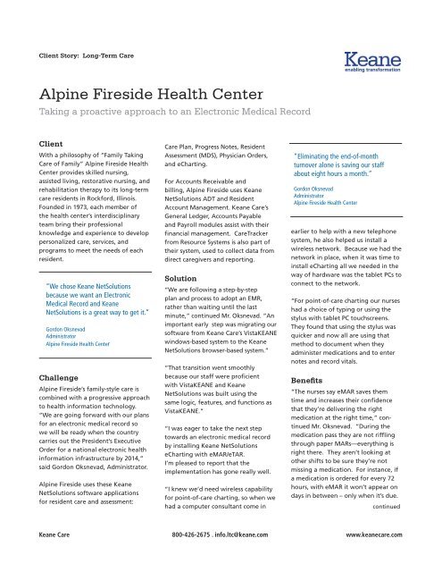 Point Of Care Charting