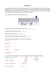 Worksheet 1 Key