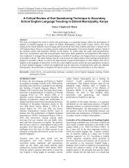 A Critical Review of Oral Questioning Technique in Secondary ...