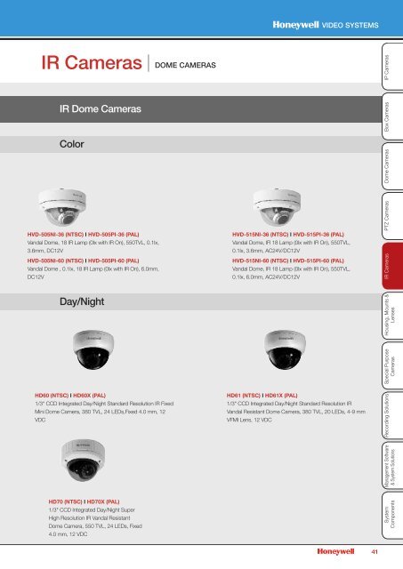 L_HVSR09CT_D 09 Video Catalog - Honeywell Security