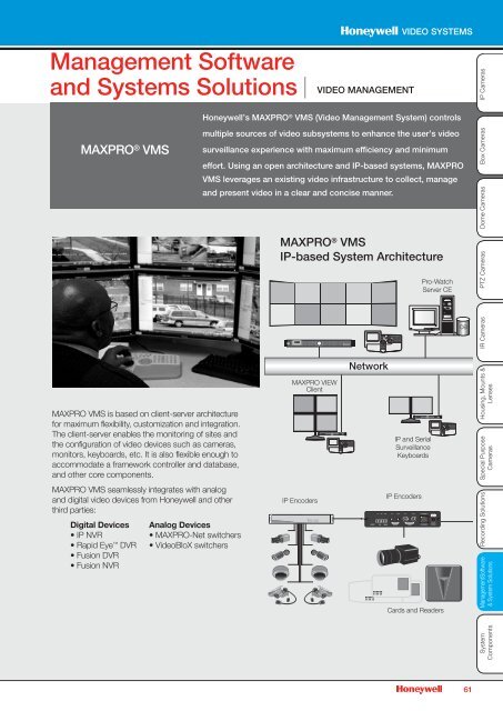 L_HVSR09CT_D 09 Video Catalog - Honeywell Security