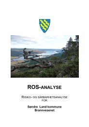 ROS-analyse brannvesenet - SÃ¸ndre Land kommune