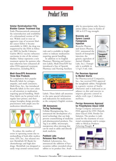 View PDF Edition - U.S. Pharmacist