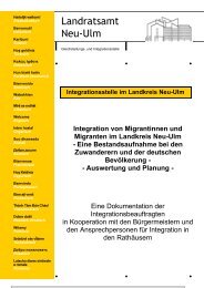 Integration von Migrantinnen und Migranten im Landkreis Neu-Ulm