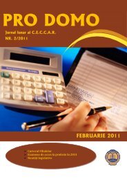 PRO DOMO februarie 2011.pdf - C.E.C.C.A.R. â Filiala Brasov