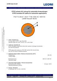 LEONI Hivocar Â® 180-SU - LEONI Business Unit Automotive Cables