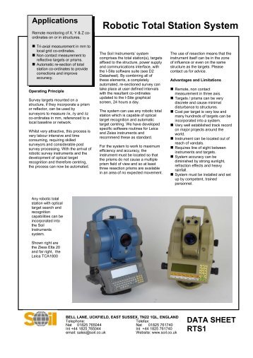 Robotic Total Station System