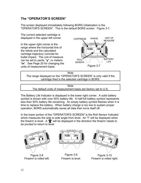 Operator Manual - Barrett BORS - NIOA LEM