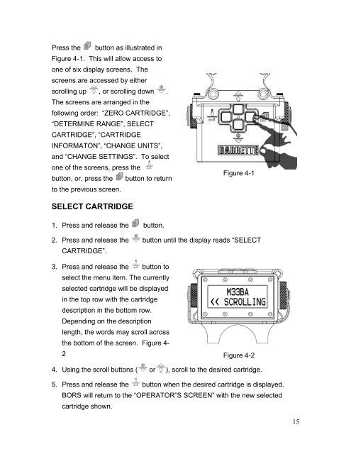 Operator Manual - Barrett BORS - NIOA LEM