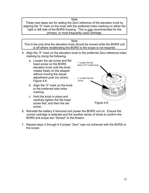 Operator Manual - Barrett BORS - NIOA LEM