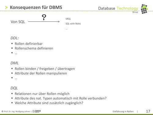 EinfÃ¼hrung in Rollen - Datenbanken