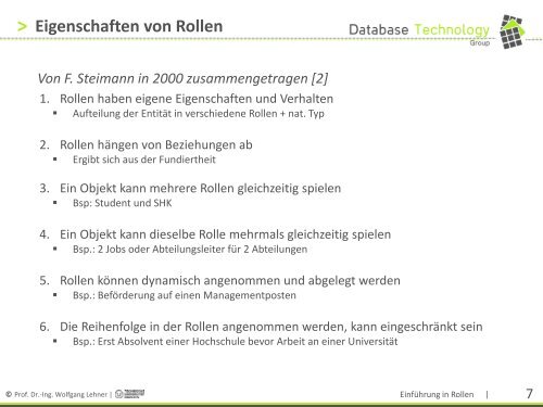 EinfÃ¼hrung in Rollen - Datenbanken