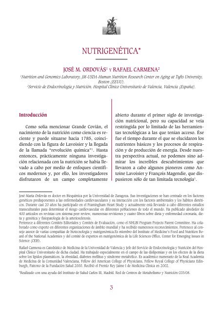 Nutrigenética - Fundación Medicina y Humanidades Médicas