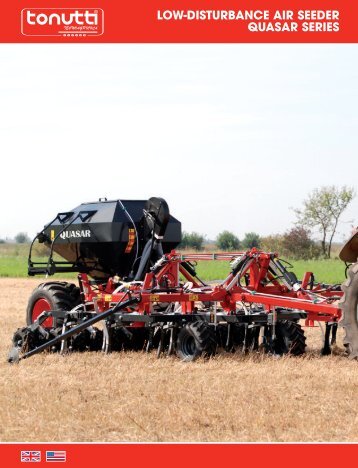 LOW-DISTURBANCE AIR SEEDER QUASAR SERIES - Agrotaka