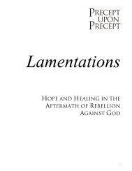 Lamentations - Precept Ministries International