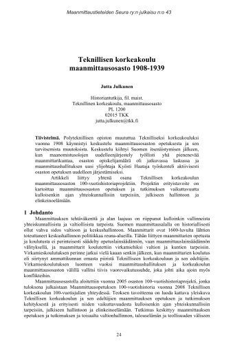 Artikkeli (pdf, 96 kt) - Maanmittaustieteiden Seura - Geodeettinen laitos