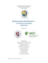 Endoscope disinfection â a resource-sensitive approach