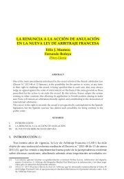 LA RENUNCIA A LA ACCIÃN DE ANULACIÃN EN ... - PÃ©rez-Llorca