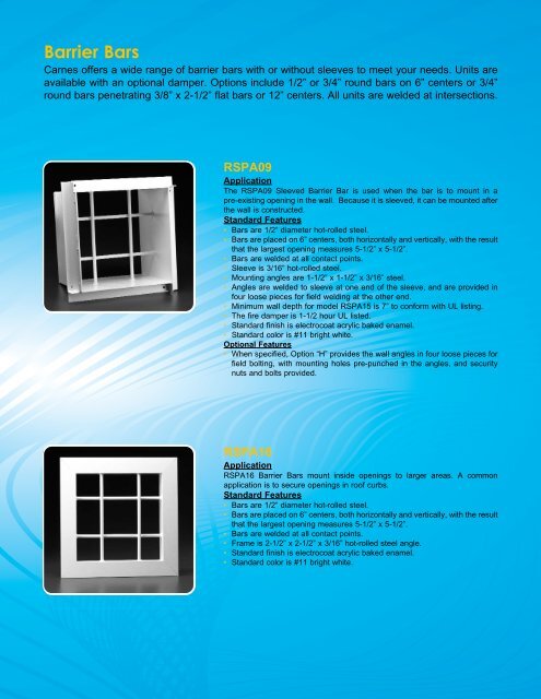 Heavy Duty Grilles Diff