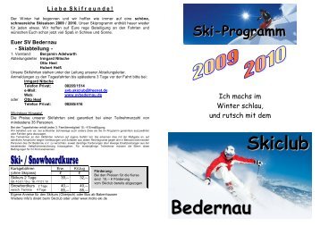 Skiclub Bedernau - SV Bedernau