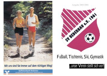 Trainingsleiter - SV Bedernau