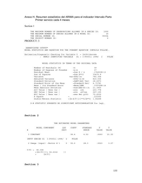 1 evaluaciÃ³n del impacto de la implementacion de un plan de partos ...