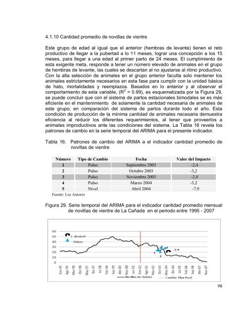 1 evaluaciÃ³n del impacto de la implementacion de un plan de partos ...