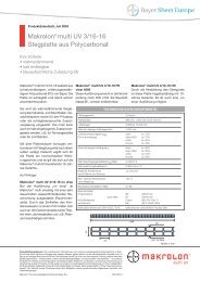 Makrolon® multi UV 3/16-16 Stegplatte aus Polycarbonat