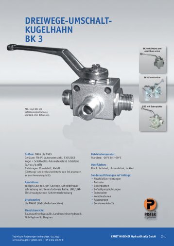 BK3 / SK3 3/2-Wege - Ernst Wagener Hydraulikteile GmbH