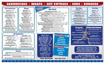 The Clipper Cafe Menu The Clipper Cafe Menu