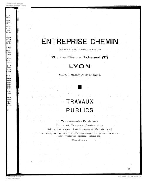 Revue Technica, annÃ©e 1939, numÃ©ro Hors-sÃ©rie 1 - Histoire de l ...