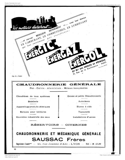 Revue Technica, annÃ©e 1939, numÃ©ro Hors-sÃ©rie 1 - Histoire de l ...